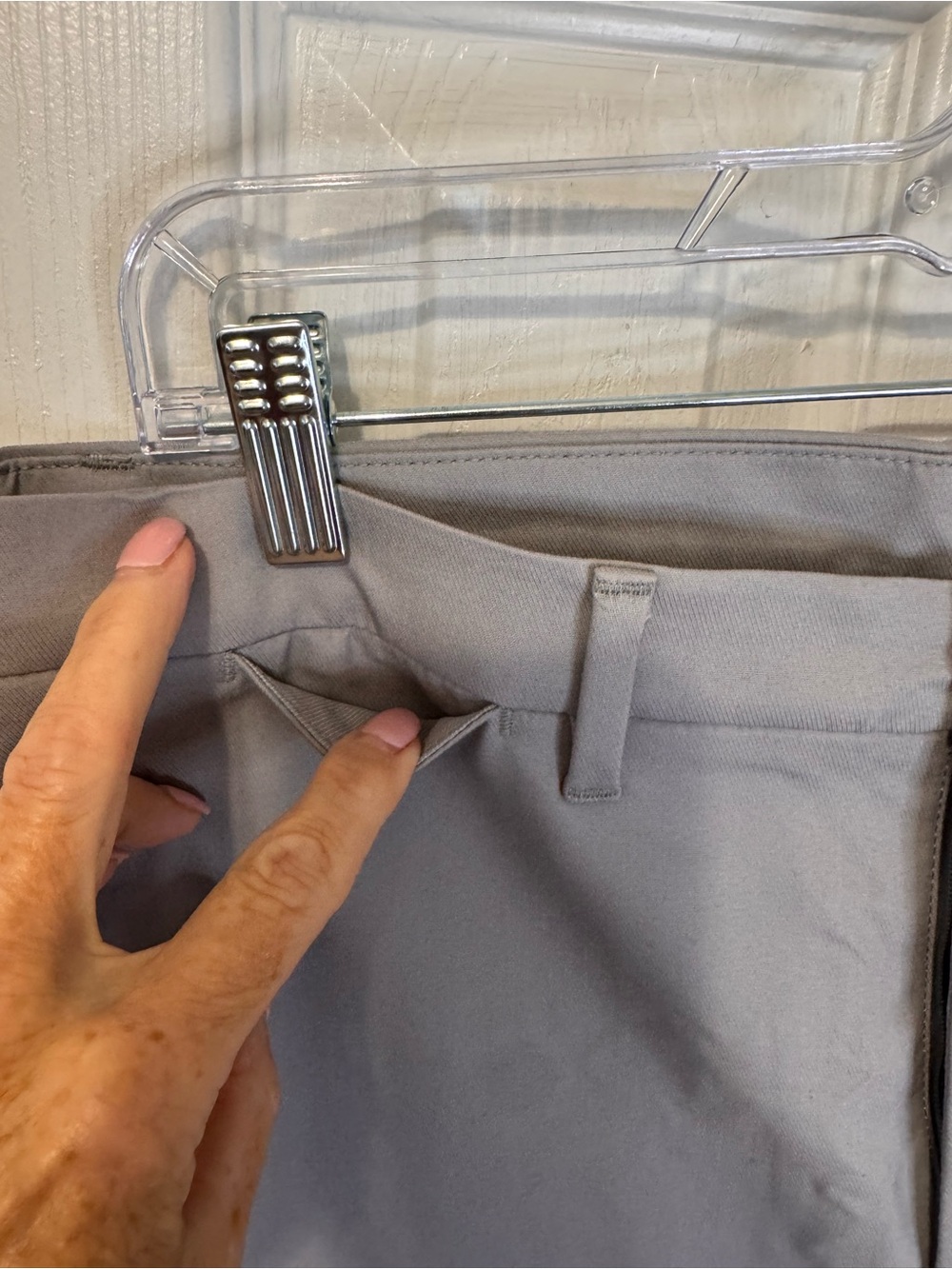 Calvin Klein Men's Gray Dress Pants Classic Flat Front Modern Chino Size 32/30 - Picture 5 of 15